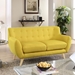 Remark Upholstered Fabric Loveseat - Sunny - MOD1672