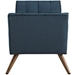 Response Medium Upholstered Fabric Bench - Azure - MOD1860