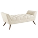 Response Medium Upholstered Fabric Bench - Beige - MOD1861