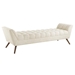 Response Upholstered Fabric Bench - Beige - MOD1872