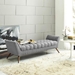 Response Upholstered Fabric Bench - Expectation Gray - MOD1874
