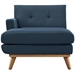 Engage Left-Facing Upholstered Fabric Chaise - Azure - MOD1881