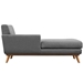 Engage Left-Facing Upholstered Fabric Chaise - Gray - MOD1883