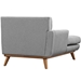 Engage Left-Facing Upholstered Fabric Chaise - Expectation Gray - MOD1884