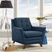 Beguile Upholstered Fabric Armchair - Azure - MOD1912