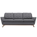 Beguile Upholstered Fabric Sofa - Gray - MOD1924