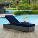 Sojourn Outdoor Patio Sunbrella® Chaise Lounge - Canvas Navy - MOD2023