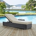 Summon Outdoor Patio Sunbrella® Chaise Lounge - Canvas Antique Beige - MOD2055