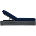 Summon Outdoor Patio Sunbrella® Chaise Lounge - Canvas Navy - MOD2057