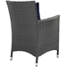 Sojourn Dining Outdoor Patio Sunbrella® Armchair - Canvas Navy - MOD2195
