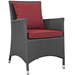 Sojourn Dining Outdoor Patio Sunbrella® Armchair - Canvas Red - MOD2196
