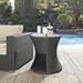 Sojourn Round Outdoor Patio Side Table - Chocolate - MOD2257
