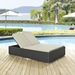 Sojourn Outdoor Patio Sunbrella® Double Chaise - Chocolate Beige - MOD2263
