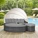 Summon Canopy Outdoor Patio Sunbrella® Daybed - Canvas Gray - MOD2287