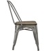 Promenade Bamboo Side Chair - Gunmetal - MOD2318