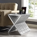 Press Stainless Steel Side Table - Silver - MOD2357