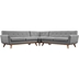 Engage L-Shaped Sectional Sofa - Expectation Gray