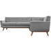 Engage L-Shaped Sectional Sofa - Expectation Gray - MOD2372