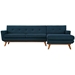Engage Right-Facing Sectional Sofa - Azure - MOD2382
