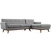 Engage Right-Facing Sectional Sofa - Expectation Gray - MOD2385