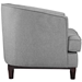 Coast Upholstered Fabric Armchair - Light Gray - MOD2394