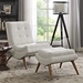 Ramp Upholstered Fabric Lounge Chair Set - Sand - MOD2437