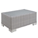 Conway Sunbrella® Outdoor Patio Wicker Rattan 4-Piece Furniture Set A - Light Gray Gray - MOD2659