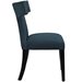 Curve Fabric Dining Chair - Azure - MOD2750