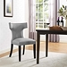 Curve Fabric Dining Chair - Light Gray - MOD2757