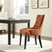 Regent Tufted Fabric Dining Side Chair - Orange - MOD2771
