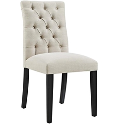 Duchess Fabric Dining Chair - Beige 