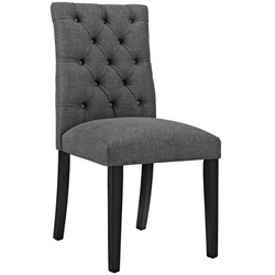 Duchess Fabric Dining Chair - Gray 