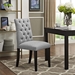 Duchess Fabric Dining Chair - Light Gray - MOD2796