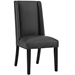 Baron Vinyl Dining Chair - Black - MOD2800