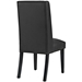 Baron Vinyl Dining Chair - Black - MOD2800
