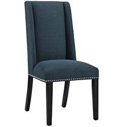 Baron Fabric Dining Chair - Azure 