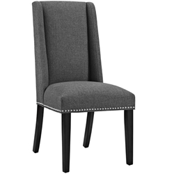 Baron Fabric Dining Chair - Gray 