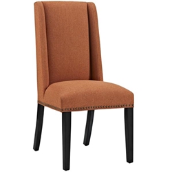 Baron Fabric Dining Chair - Orange 