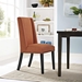 Baron Fabric Dining Chair - Orange - MOD2810