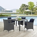 Sojourn 4 Piece Outdoor Patio Sunbrella® Dining Set - Canvas Navy - MOD2840