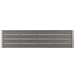 Shore Outdoor Patio Aluminum Bench - Silver Gray - MOD2850
