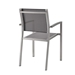 Shore Outdoor Patio Aluminum Dining Chair - Silver Gray - MOD2885