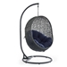 Hide Outdoor Patio Swing Chair With Stand - Gray Navy - MOD2889