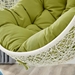 Hide Outdoor Patio Swing Chair With Stand - White Peridot - MOD2900