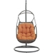 Arbor Outdoor Patio Wood Swing Chair - Orange - MOD2907