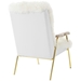 Sprint Sheepskin Armchair - Brown White - MOD2929