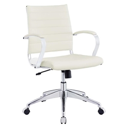 Jive Mid Back Office Chair - White Style A 