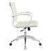 Jive Mid Back Office Chair - White Style A - MOD3106