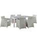 Junction 7 Piece Outdoor Patio Dining Set A - Gray White - MOD3123