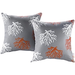 Modway Two Piece Outdoor Patio Pillow Set - Orchard 
